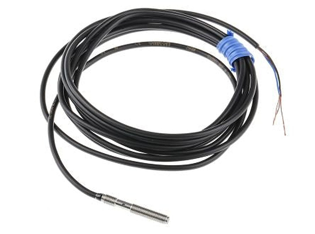 Omron E2E-S04SR8-WC-C1 2M Threaded Barrel Inductive Proximity Sensor, M4 NPN E2E 3V 4 mm 30 V dc 50mA