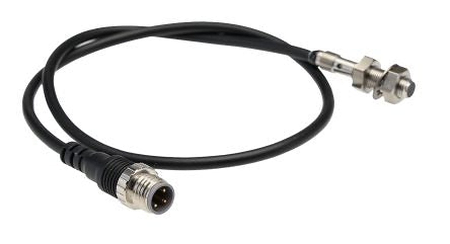 Omron E2E-S05S12-CJ-B1 0.3M Threaded Barrel Inductive Proximity Sensor, M5 PNP E2E 30V 1.2 mm 30 V dc 100mA