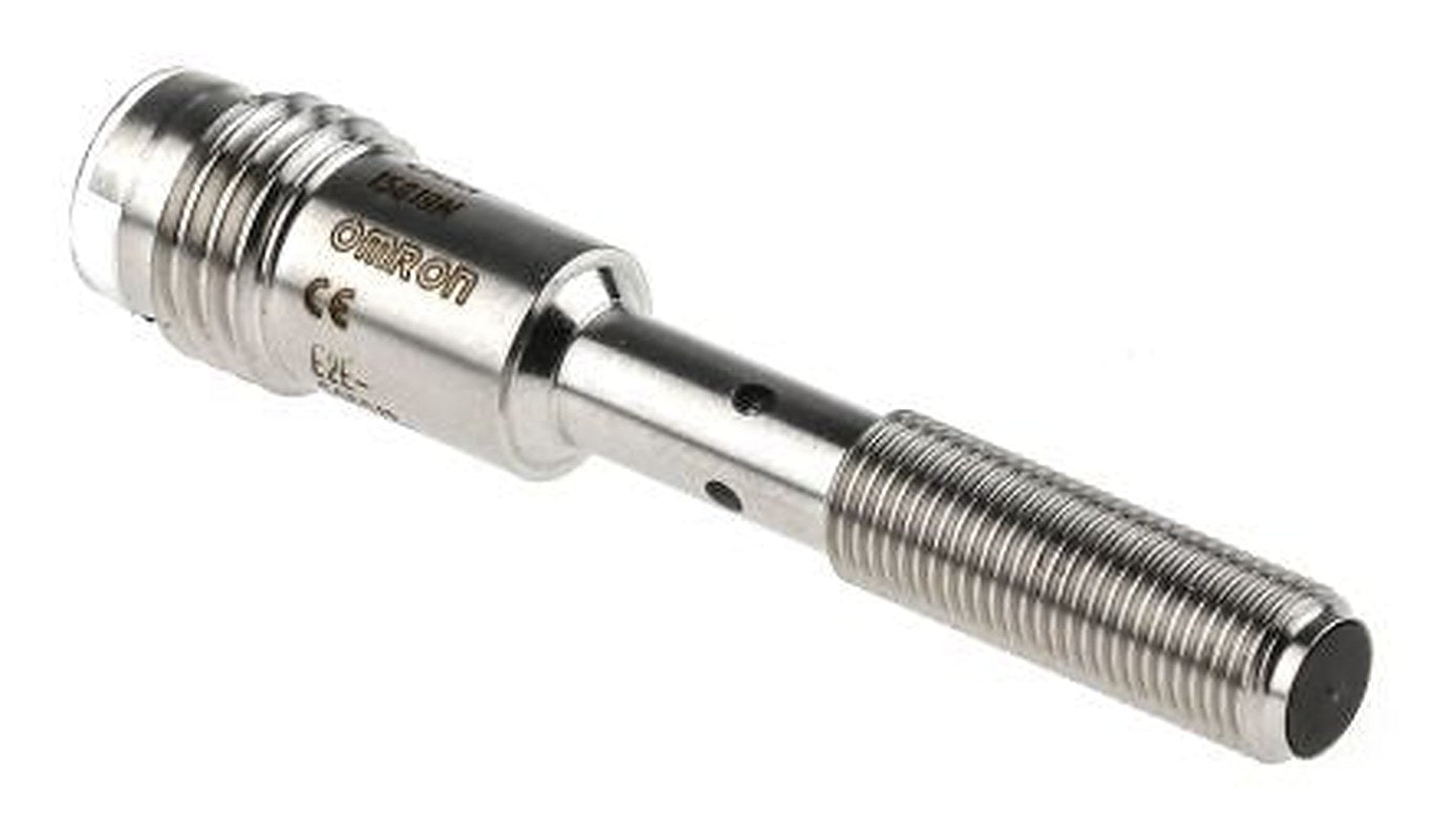 Omron E2E-S05S12-MC-B1 Threaded Barrel Inductive Proximity Sensor, M5 PNP E2E 30V 4 mm 30 V dc 100mA
