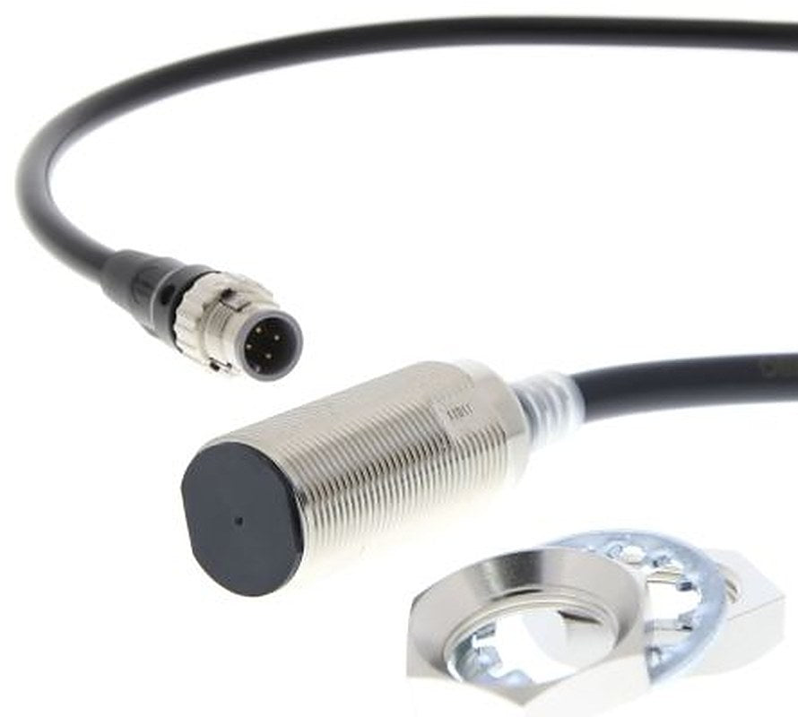 Omron E2E-X11D118-M1TGJ 0.3M Threaded Barrel Inductive Proximity Sensor, M18 2-Wire 30V 11 mm 30 V dc 100mA, 3 mA