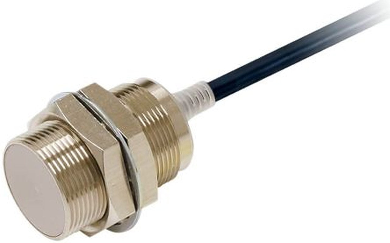 Omron E2E-X15C130 5M Threaded Barrel Inductive Proximity Sensor, M30 NPN E2E 30V dc 15 mm 30 V dc 100mA, 3 mA