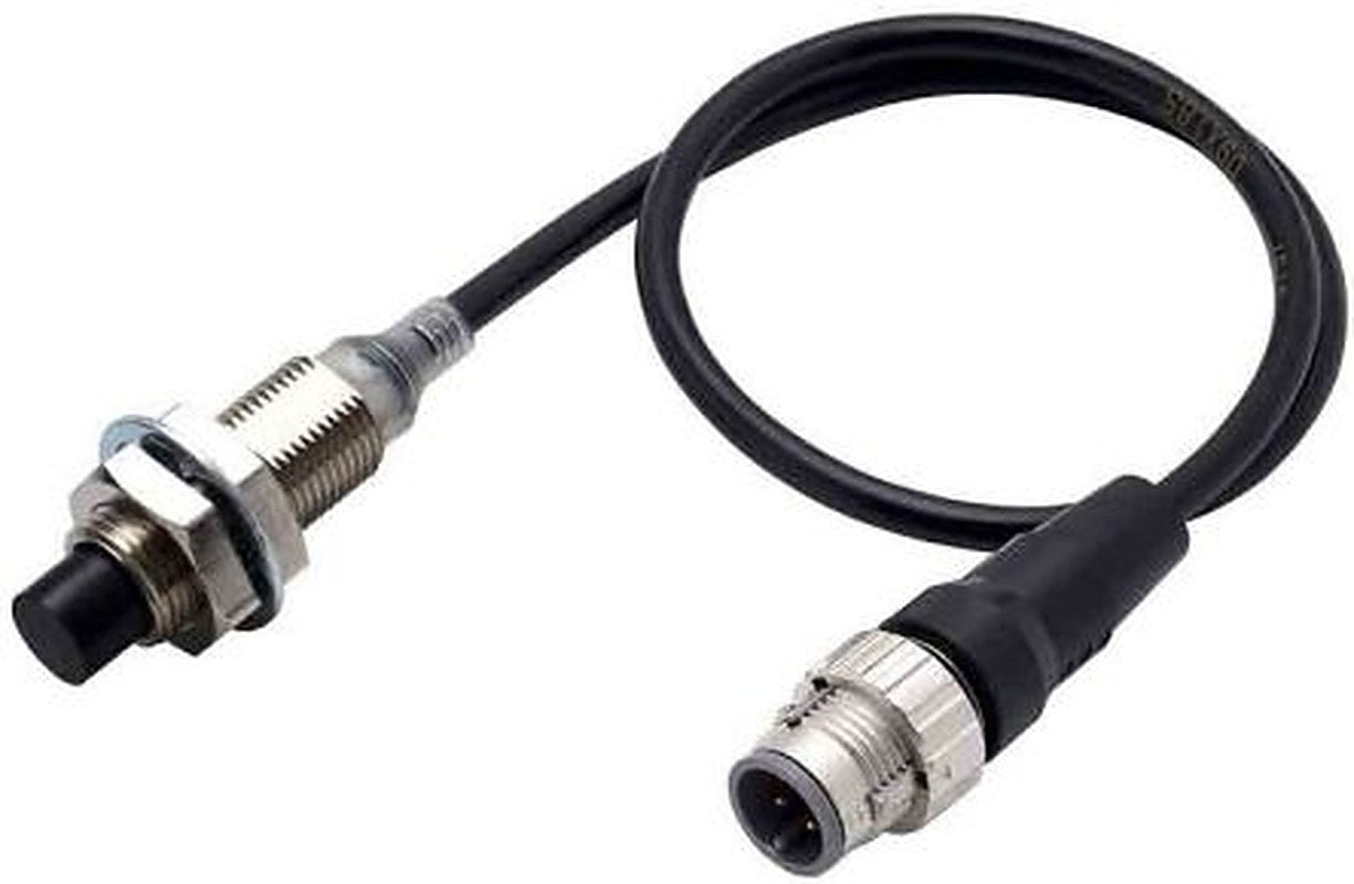 Omron E2E-X16MB1T12-M1TJ 0.3M Threaded Barrel Inductive Proximity Sensor, M12 PNP E2E 30V dc 16 mm 30 V dc 50mA
