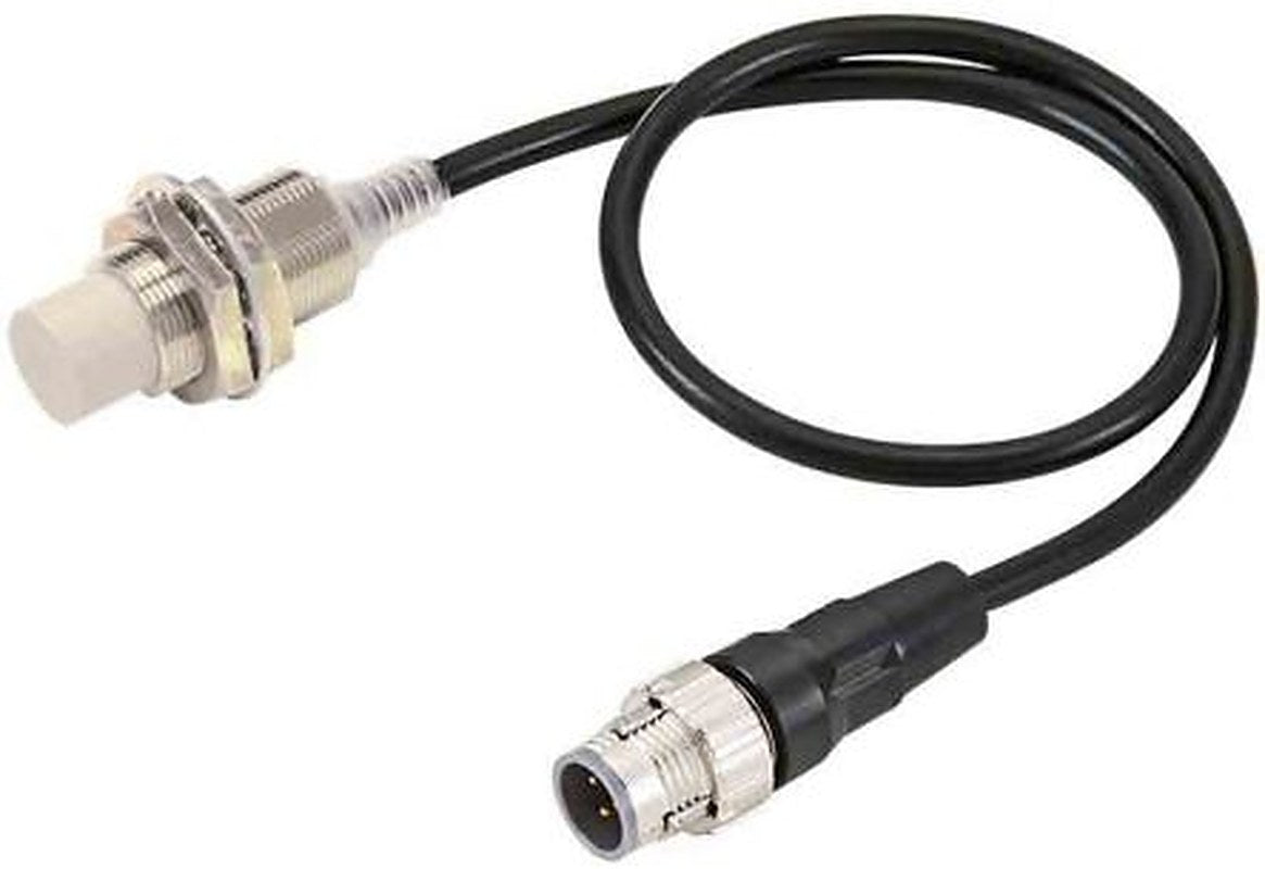 Omron E2E-X16MB1T18-M1TJ 0.3M Threaded Barrel Inductive Proximity Sensor, M18 PNP E2E 30V dc 16 mm 30 V dc 200mA