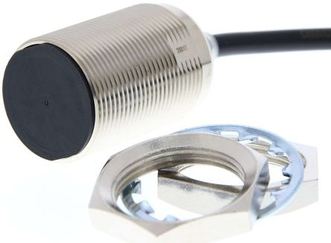 Omron E2E-X20D230 2M Threaded Barrel Inductive Proximity Sensor, M30 2-Wire 30V 20 mm 30 V dc 100mA, 3 mA