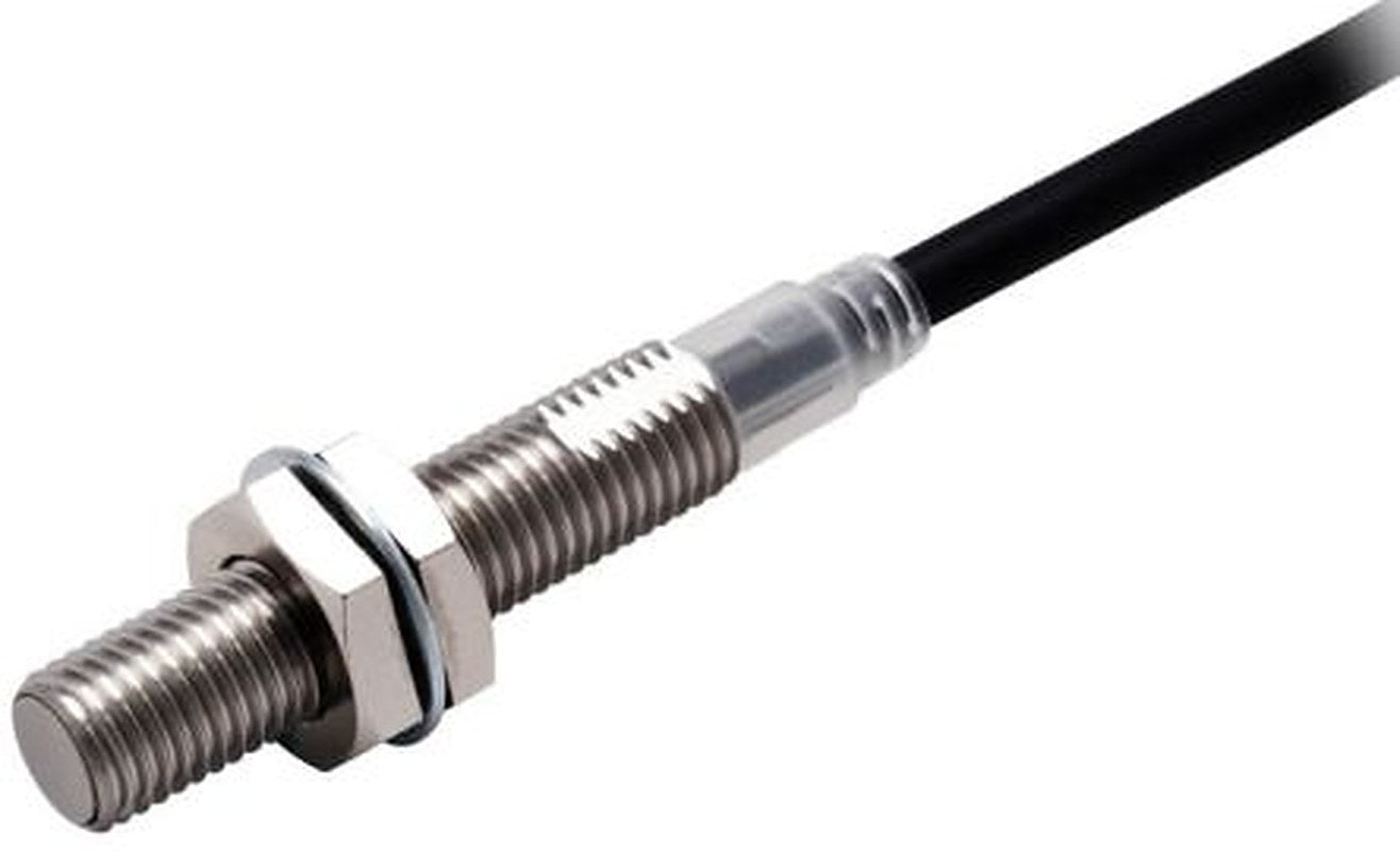 Omron E2E-X2C1L8 2M Threaded Barrel Inductive Proximity Sensor, M8 NPN E2E 30V dc 2 mm 30 V dc 200mA