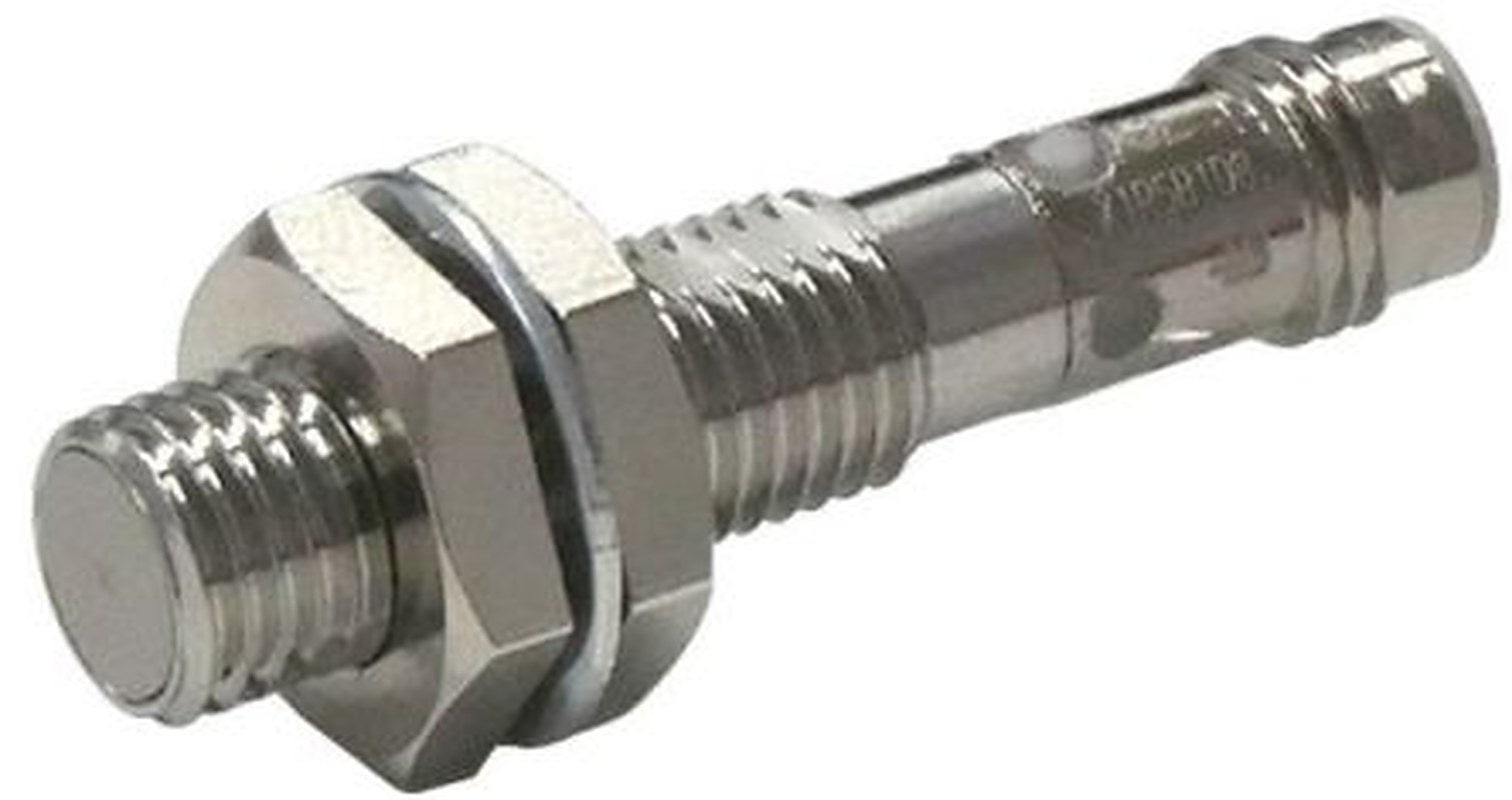 Omron E2E-X2C1L8-M1 Threaded Barrel Inductive Proximity Sensor, M8 NPN E2E 30V dc 2 mm 30 V dc 200mA