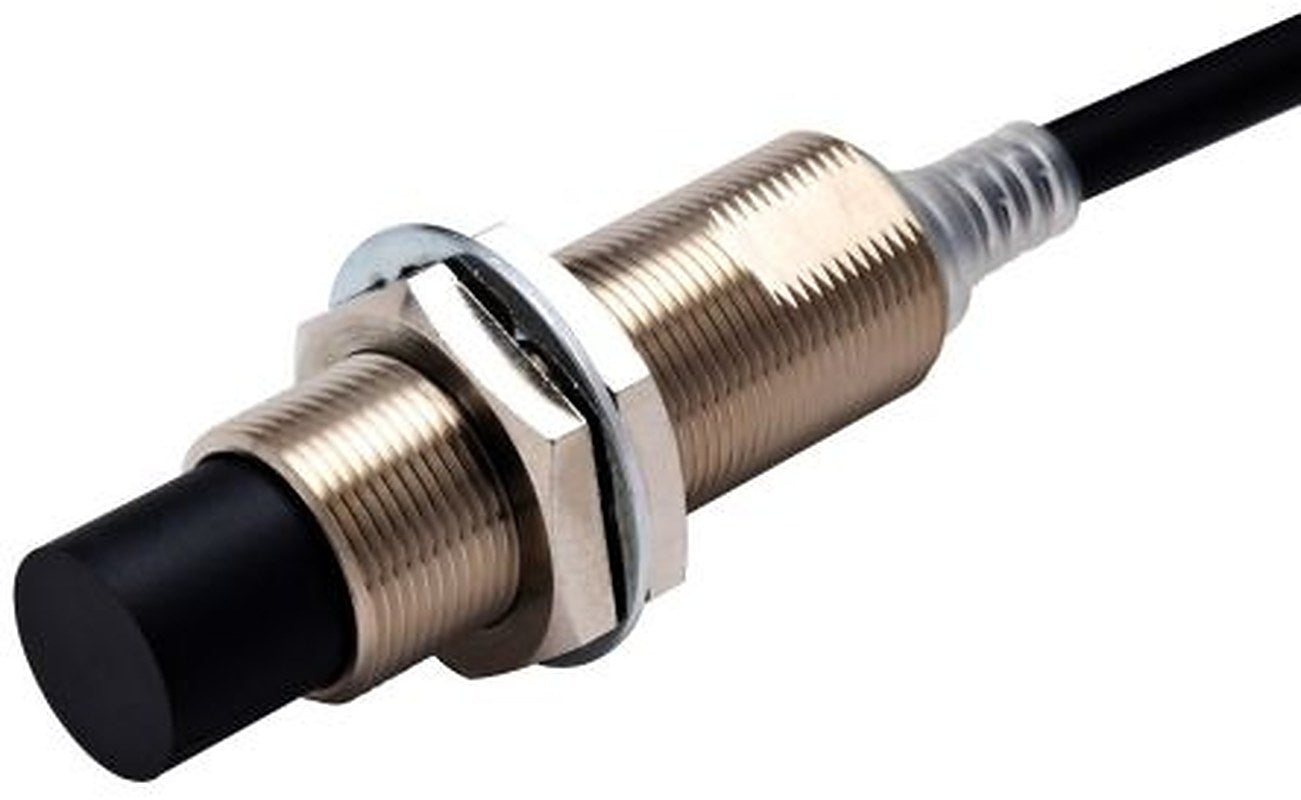 Omron E2E-X30MB1TL18 2M Threaded Barrel Inductive Proximity Sensor, M18 PNP E2E 30V 30 mm 30 V dc 50mA