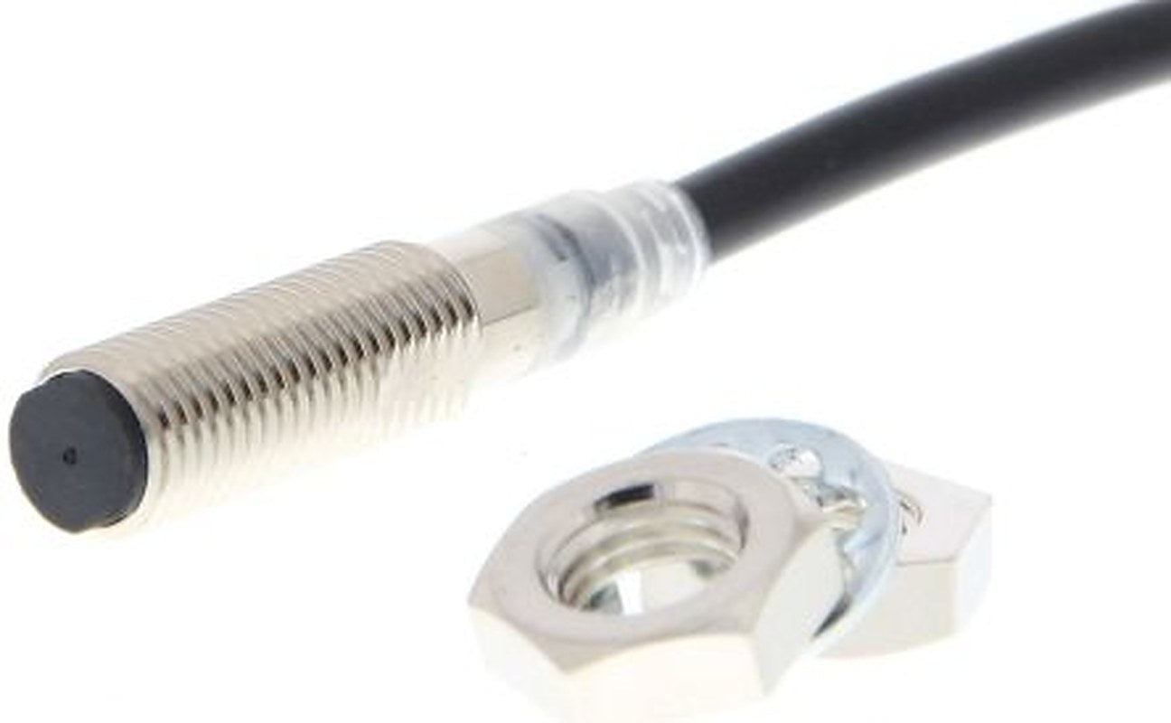 Omron E2E-X3D18 2M Threaded Barrel Inductive Proximity Sensor, M8 2-Wire 30V 3 mm 30 V dc 100mA, 3 mA