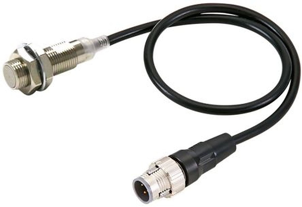 Omron E2E-X4B1T12-M1TJ 0.3M Threaded Barrel Inductive Proximity Sensor, M12 PNP E2E 30V 4 mm 30 V dc 200mA