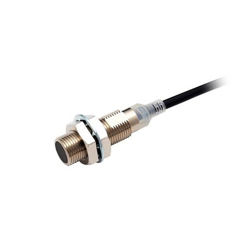 Omron E2E-X4B212 5M Threaded Barrel Inductive Proximity Sensor, M12 PNP E2E 30V dc 4 mm 30 V dc 200mA