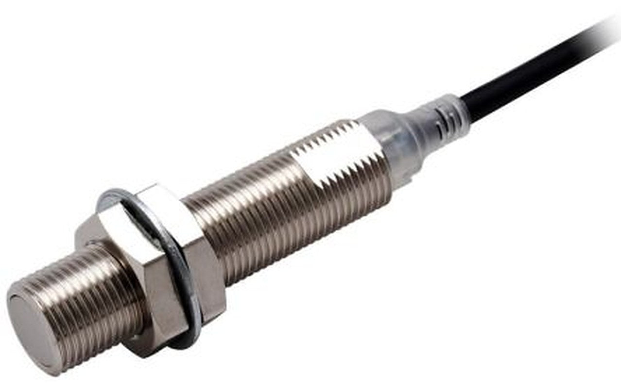 Omron E2E-X4B2L12 2M Threaded Barrel Inductive Proximity Sensor, M12 PNP E2E 30V dc 4 mm 30 V dc 200mA