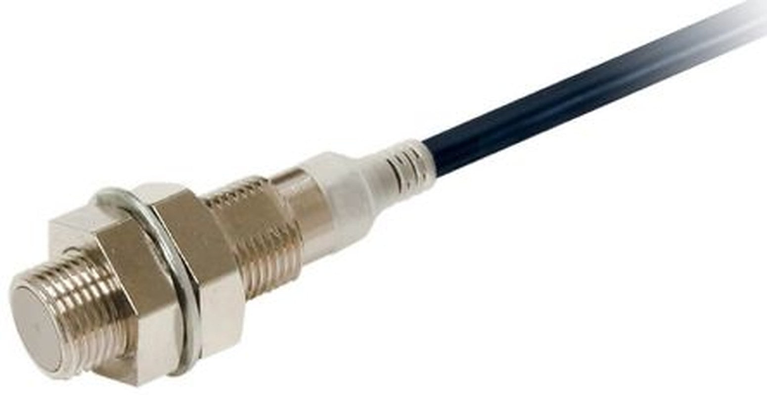 Omron E2E-X4C112 2M Threaded Barrel Inductive Proximity Sensor, M12 NPN E2E 30V dc 4 mm 30 V dc 200mA