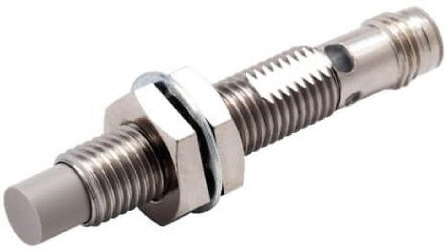 Omron E2E-X4MB1TL8-M5 Threaded Barrel Inductive Proximity Sensor, M8 PNP E2E 30V dc 4 mm 30 V dc 200mA
