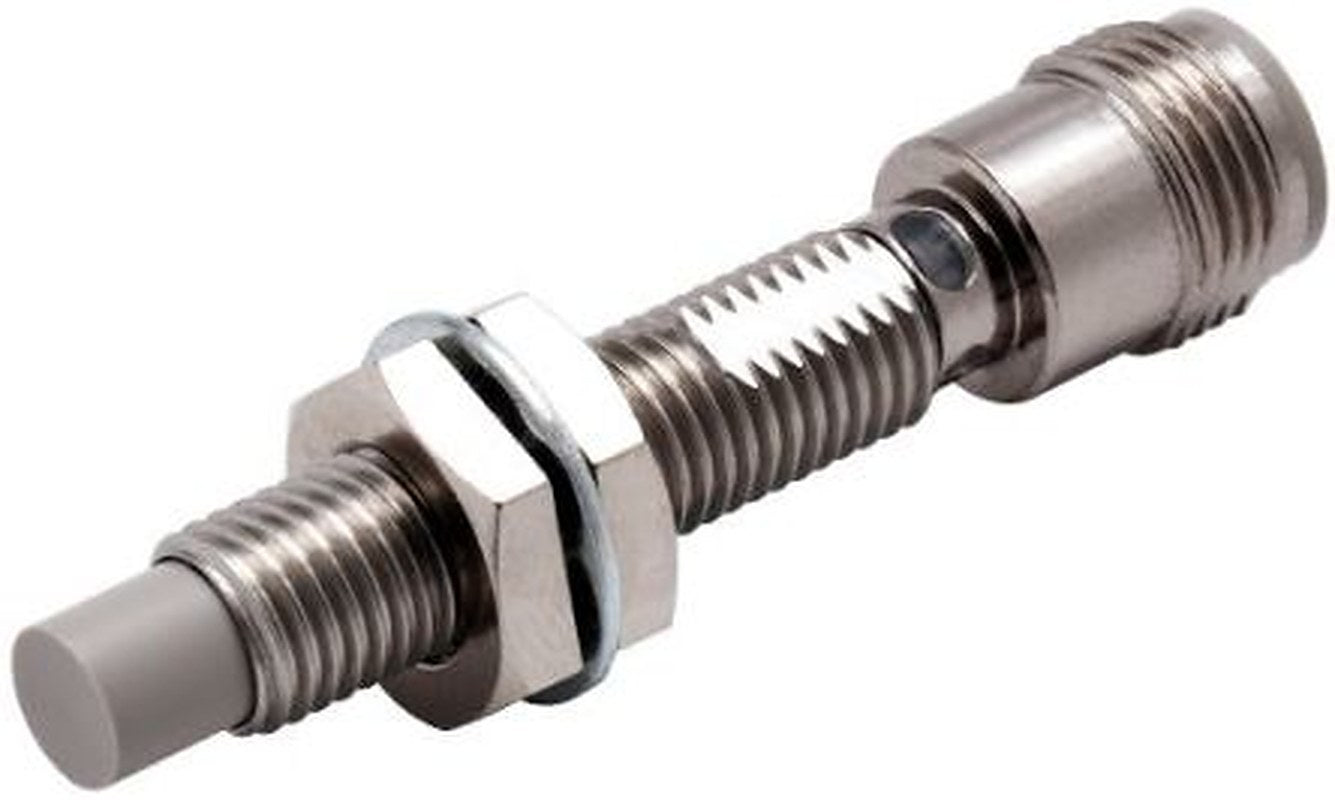 Omron E2E-X4MC1L8-M1 Threaded Barrel Inductive Proximity Sensor, M8 NPN E2E 30V dc 4 mm 30 V dc 200mA