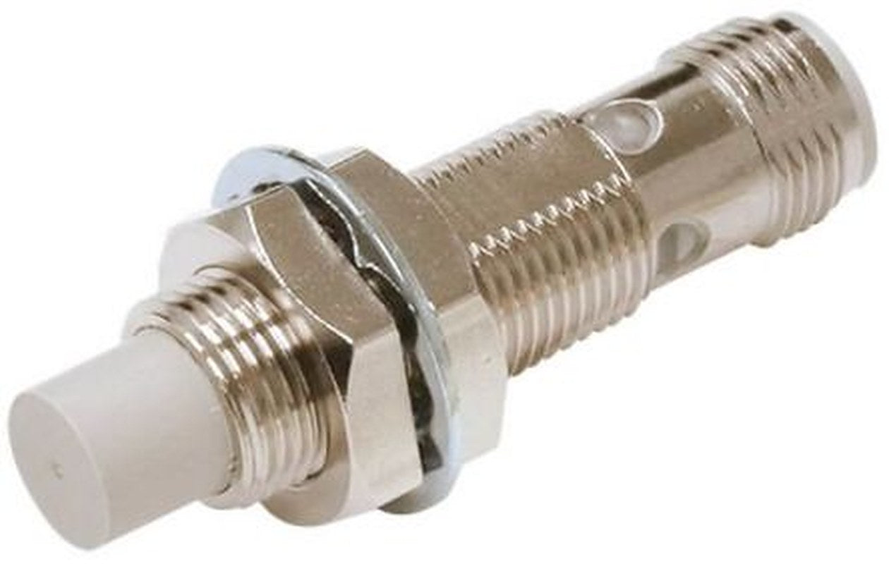 Omron E2E-X5MB1T12-M1 Threaded Barrel Inductive Proximity Sensor, M12 PNP E2E 30V dc 5 mm 30 V dc 200mA