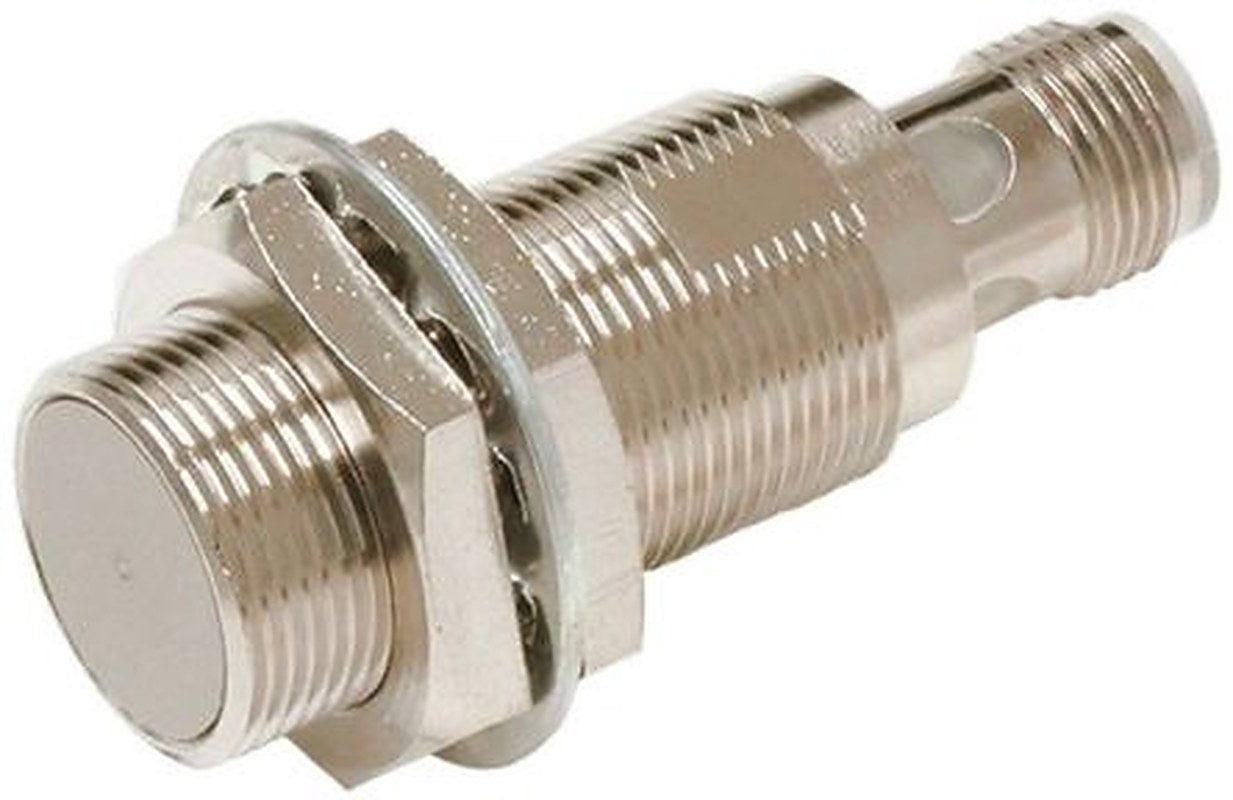 Omron E2E-X8C318-M1 Threaded Barrel Inductive Proximity Sensor, M18 NPN E2E 30V dc 8 mm 30 V dc 100mA