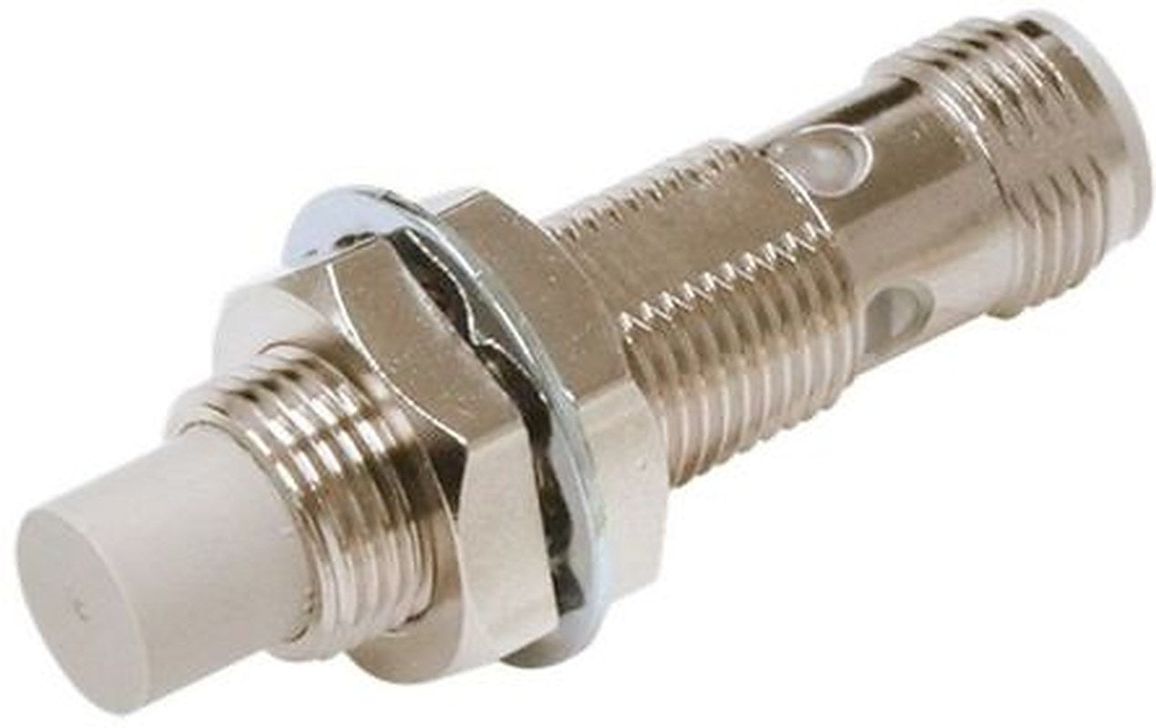 Omron E2E-X8MB3DL12-M1 Threaded Barrel Inductive Proximity Sensor, M12 PNP E2E 30V dc 8 mm 30 V dc 100mA