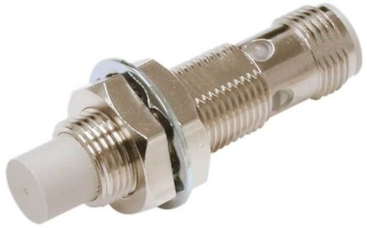 Omron E2E-X8MC112-M1 Threaded Barrel Inductive Proximity Sensor, M12 NPN E2E 30V dc 8 mm 30 V dc 200mA