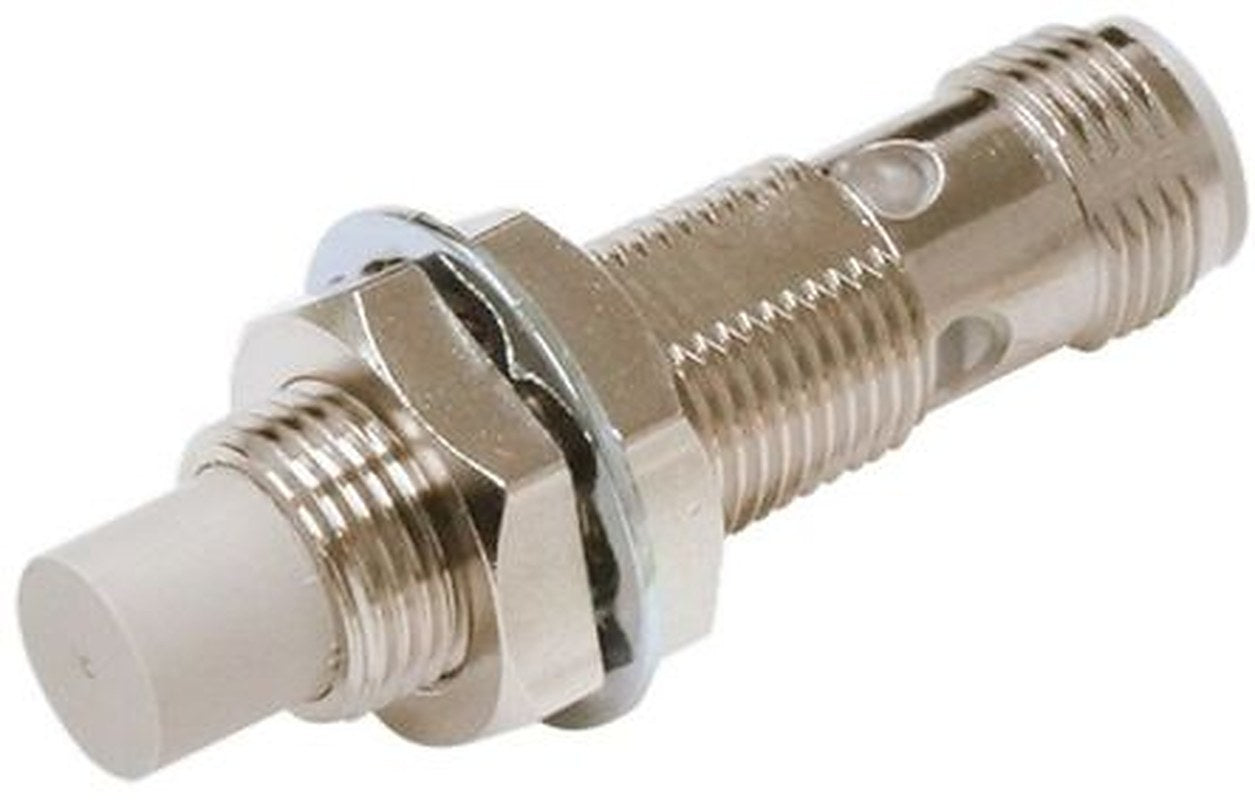 Omron E2E-X8MC212-M1 Threaded Barrel Inductive Proximity Sensor, M12 NPN E2E 30V dc 8 mm 30 V dc 200mA