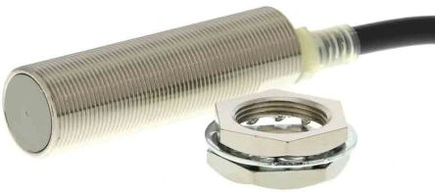 Omron E2E2-X5Y1 2M Threaded Barrel Inductive Proximity Sensor, M18 2-Wire E2, E2 240V ac 5 mm 200mA