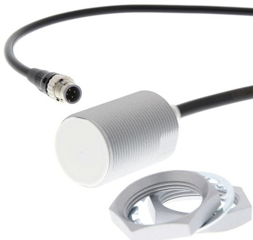 Omron E2EQ-X20D130-M1TGJ 0.3M Threaded Barrel Inductive Proximity Sensor, M30 2-Wire 30V 20 mm 30 V dc 100mA, 3 mA
