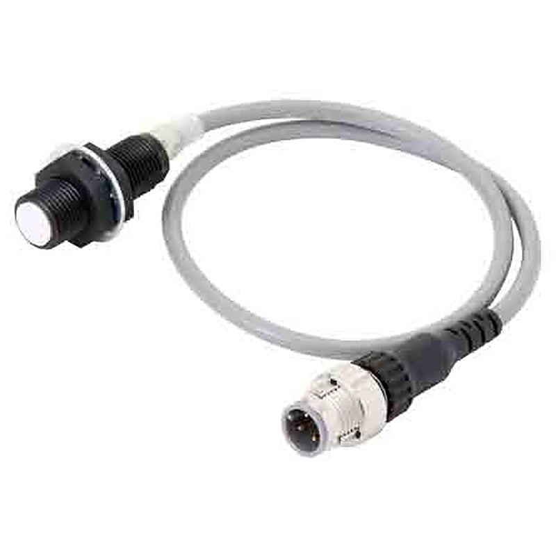 Omron E2EQ-X3D1G-M1GJ-T 0.3M Threaded Barrel Inductive Proximity Sensor, M12 2-Wire E2EQ 30V 3 mm 30 V dc 100mA