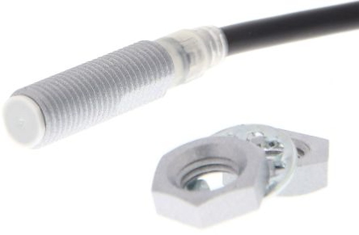 Omron E2EQ-X3D28 2M Threaded Barrel Inductive Proximity Sensor, M8 2-Wire 30V 3 mm 30 V dc 100mA, 3 mA