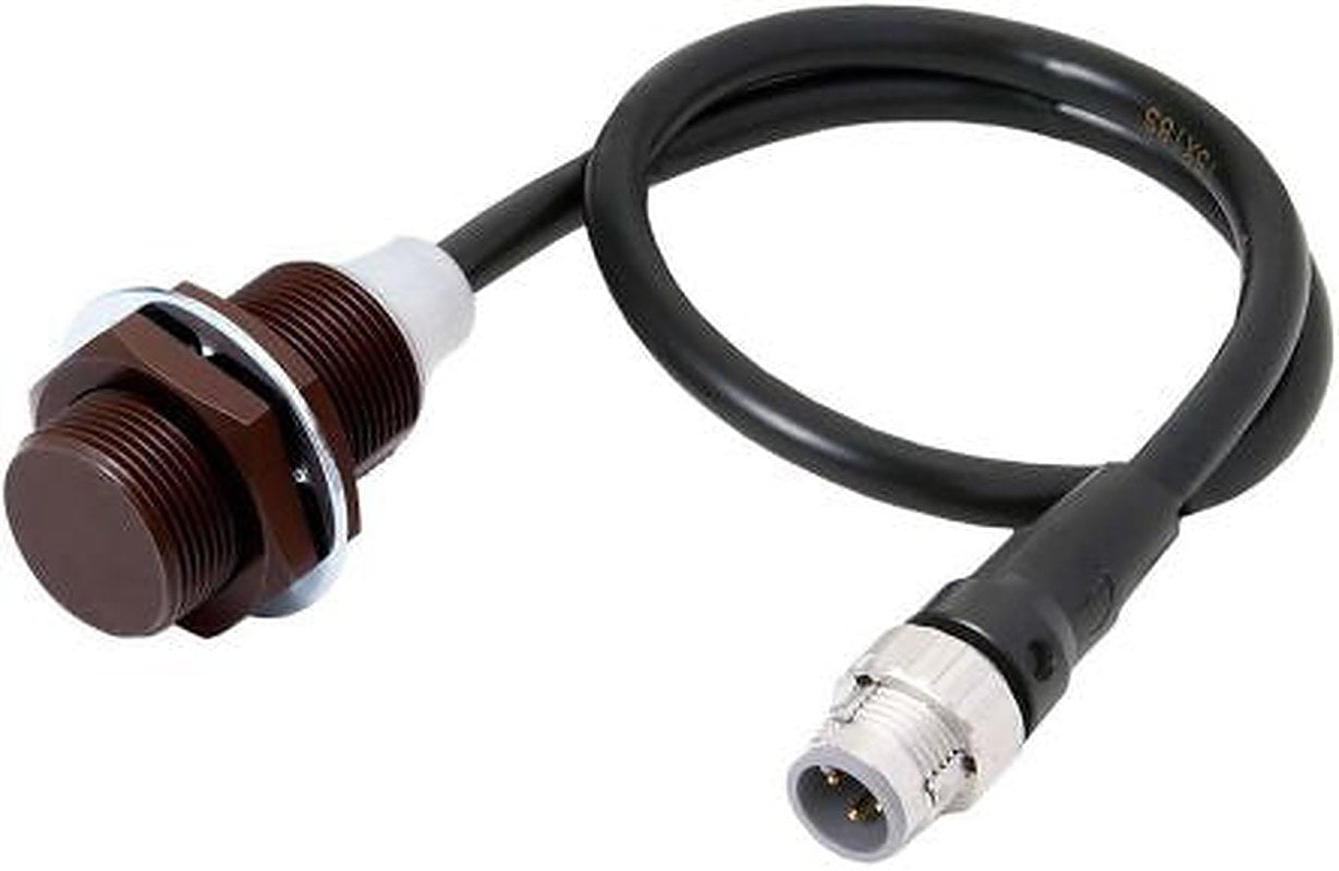 Omron E2EW-QX10B3T18-M1TJ 0.3M Threaded Barrel Inductive Proximity Sensor, M18 x 1 PNP E2EW 30V 10 mm 30 V dc 200mA