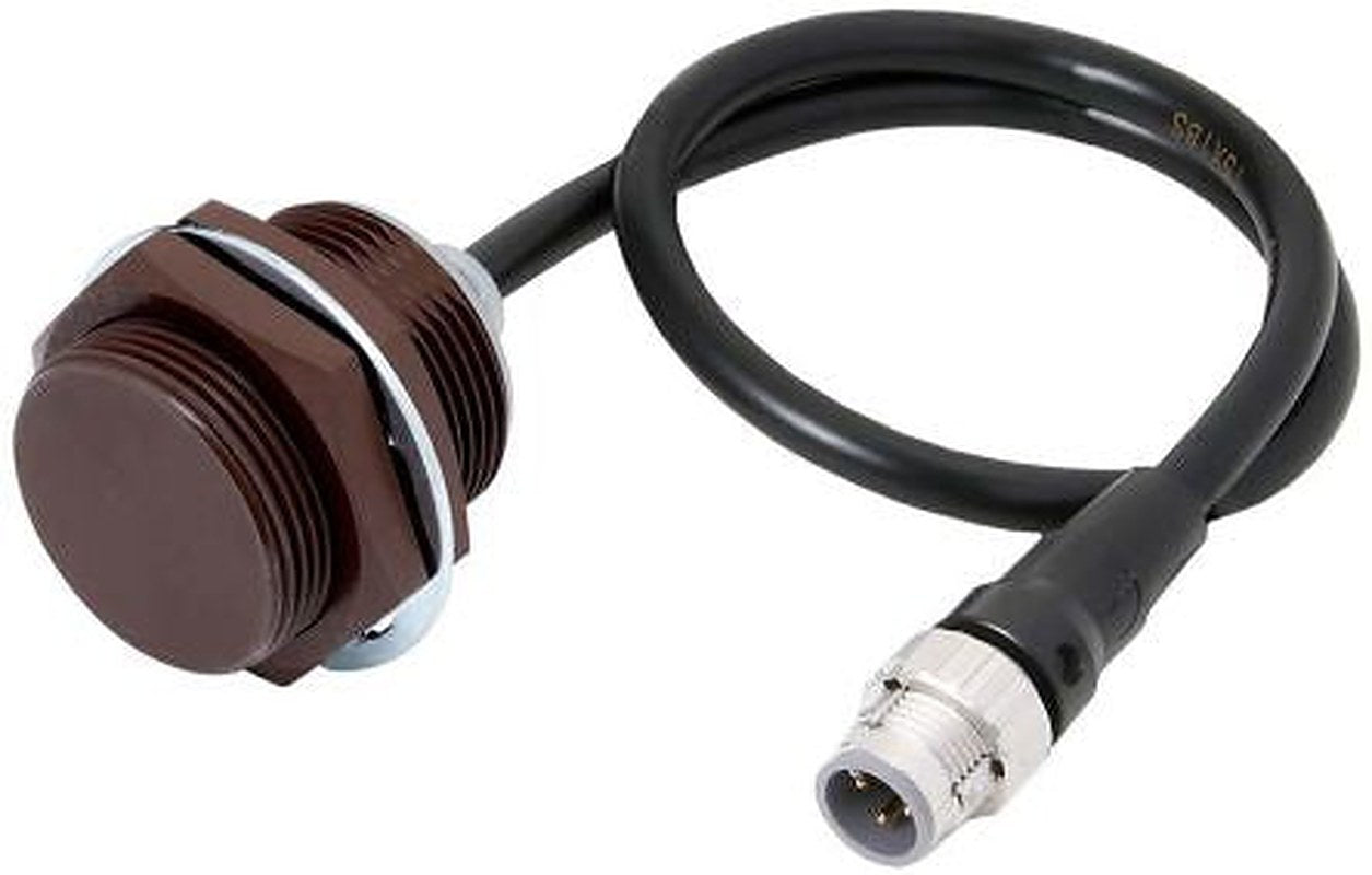 Omron E2EW-QX22C130-M1TJ 0.3M Threaded Barrel Inductive Proximity Sensor, M30 x 1.5 NPN E2EW 30V 22 mm 30 V dc 200mA