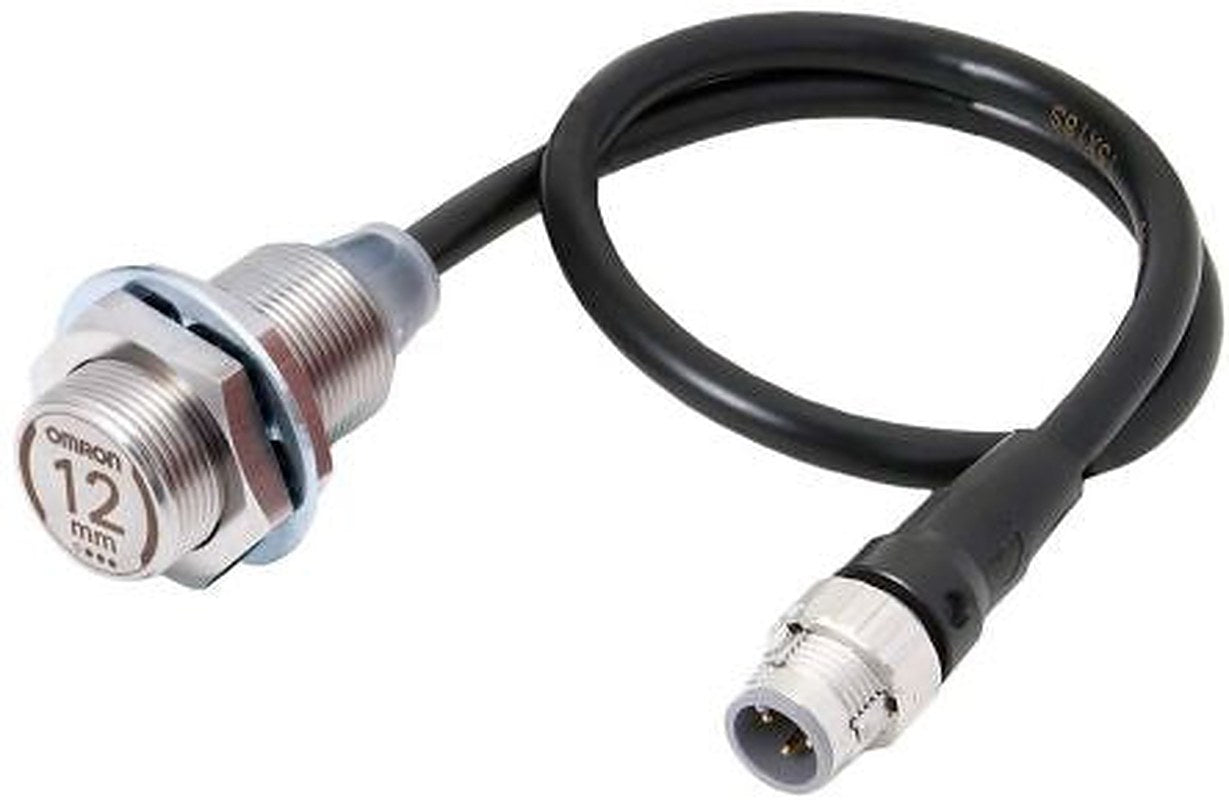 Omron E2EW-X12B1T18-M1TJ 0.3M Threaded Barrel Inductive Proximity Sensor, M18 x 1 PNP E2EW 30V 12 mm 30 V dc 200mA
