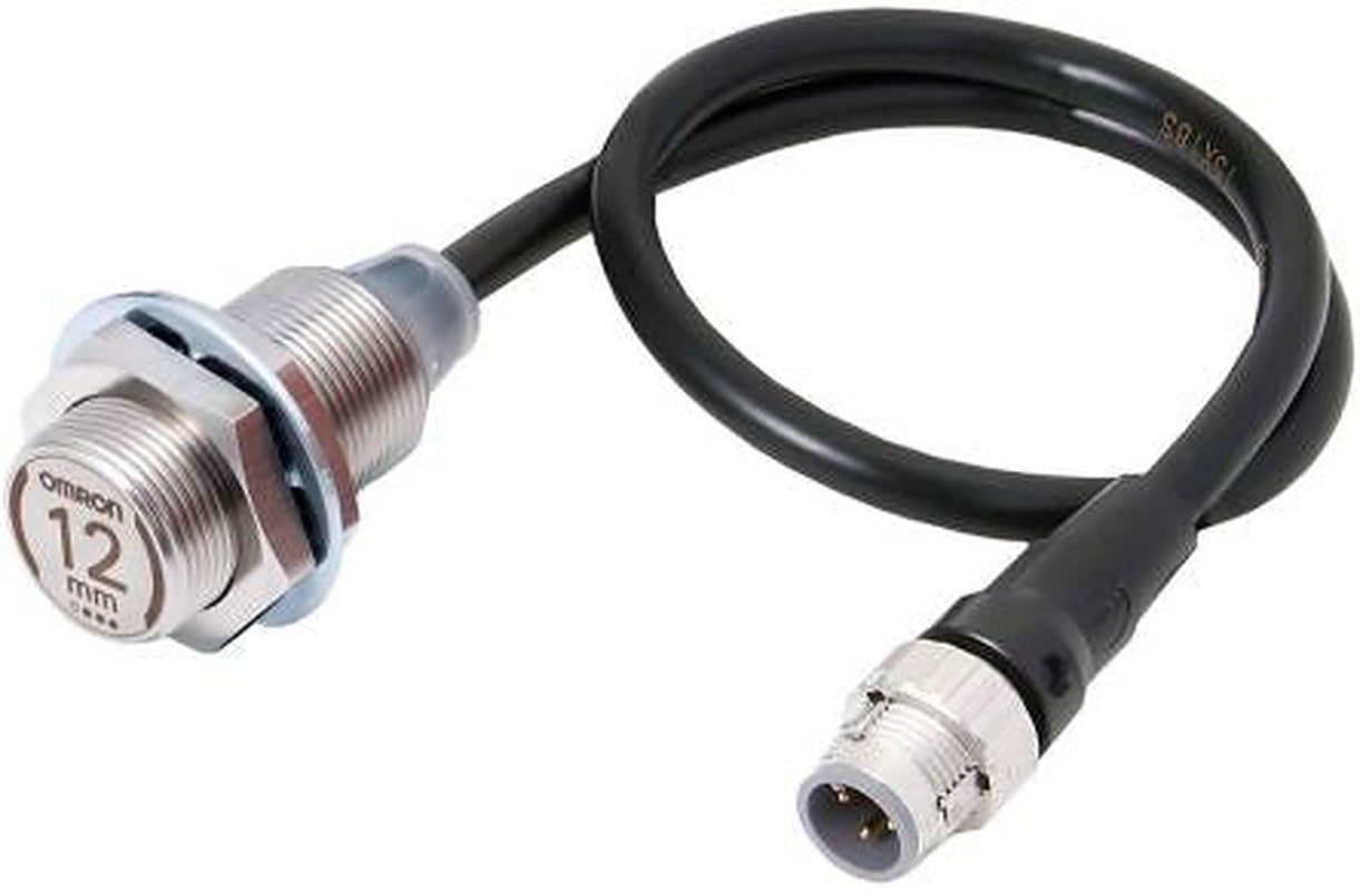 Omron E2EW-X12C118-M1TJ 0.3M Threaded Barrel Inductive Proximity Sensor, M18 x 1 NPN E2EW 30V 12 mm 30 V dc 30mA