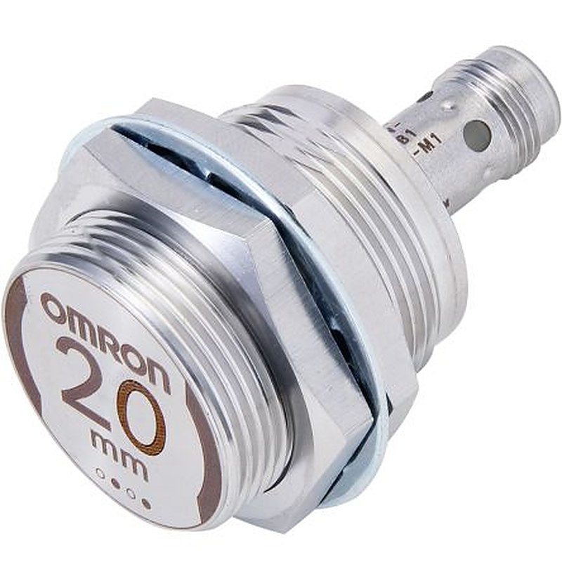Omron E2EW-X20C130-M1 Threaded Barrel Inductive Proximity Sensor, M30 NPN E2EW 30V dc 20 mm 30 V dc 200mA