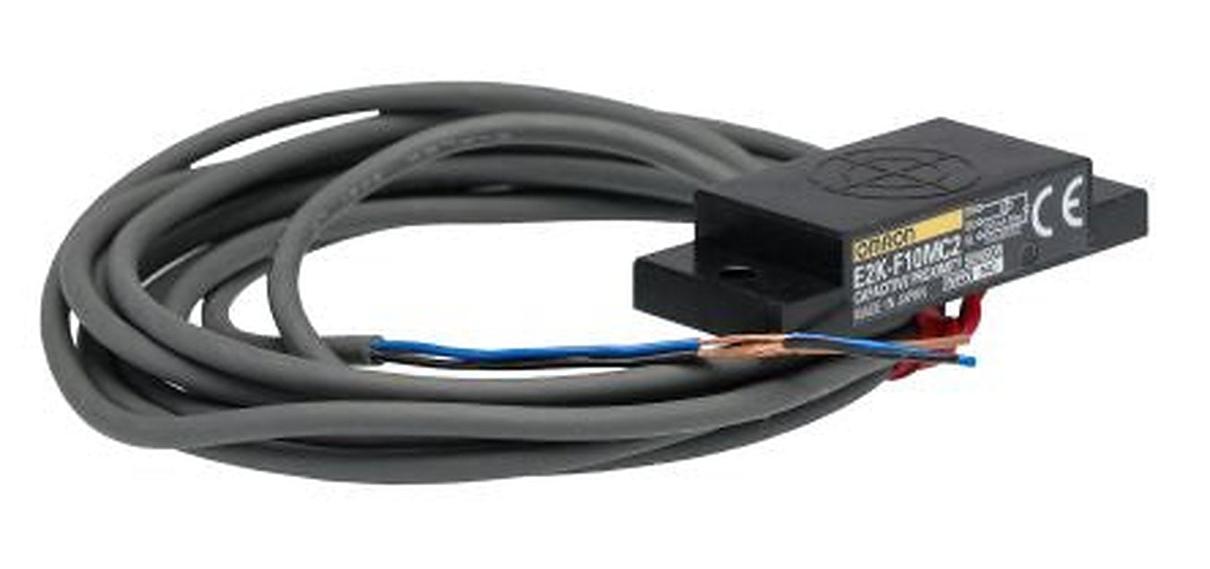 Omron E2K-F10MC2 Flat Inductive Proximity Sensor NPN E2K-F 30V 10 mm 500 V ac 30 V dc 100mA