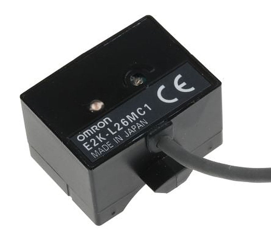 Omron E2K-L26MC1 2M Block Capacitive Proximity Sensor E2K 26 mm NPN 100mA 30V 500 V ac 30 V dc
