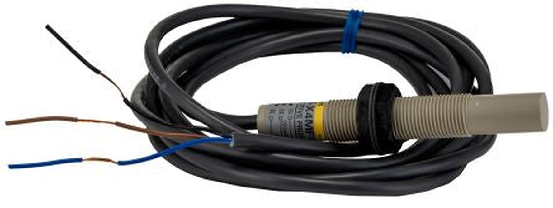 Omron E2K-X4MF1 Threaded Barrel Capacitive Proximity Sensor E2K-X 4 mm, M12 x 1 PNP 200mA 30V 220 V ac 30 V dc
