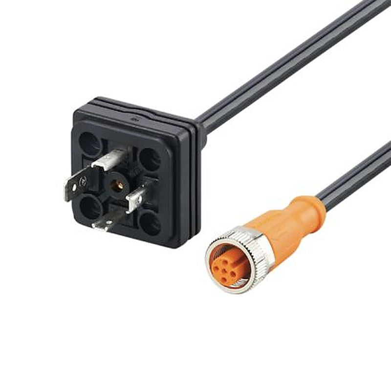 ifm electronic Male 1 way Type A to Female 1 way Straight Sensor Actuator Cable, 400 mm