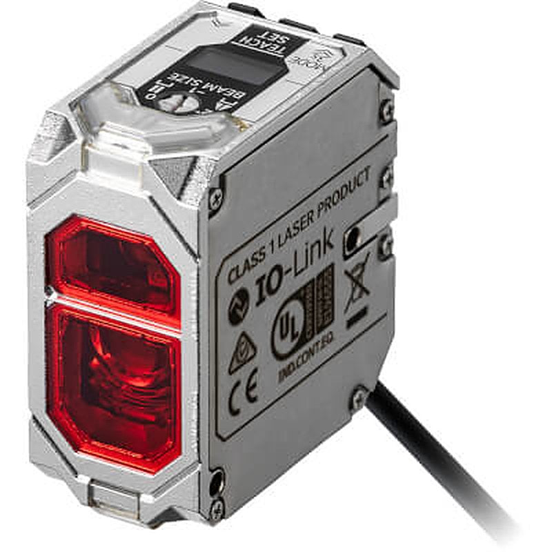 Omron E3AS-HF6000SMT 2M Rectangular Photoelectric Sensor E3AS-HF, M12 PNP 30V dc 30 V dc 200mA