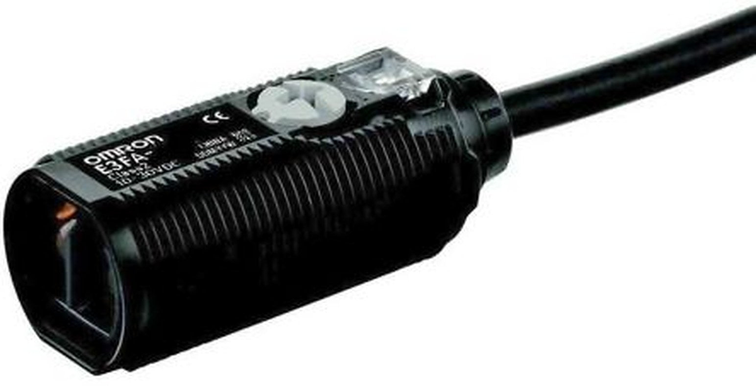 Omron Diffuse Photoelectric Sensor, Cylindrical Sensor
