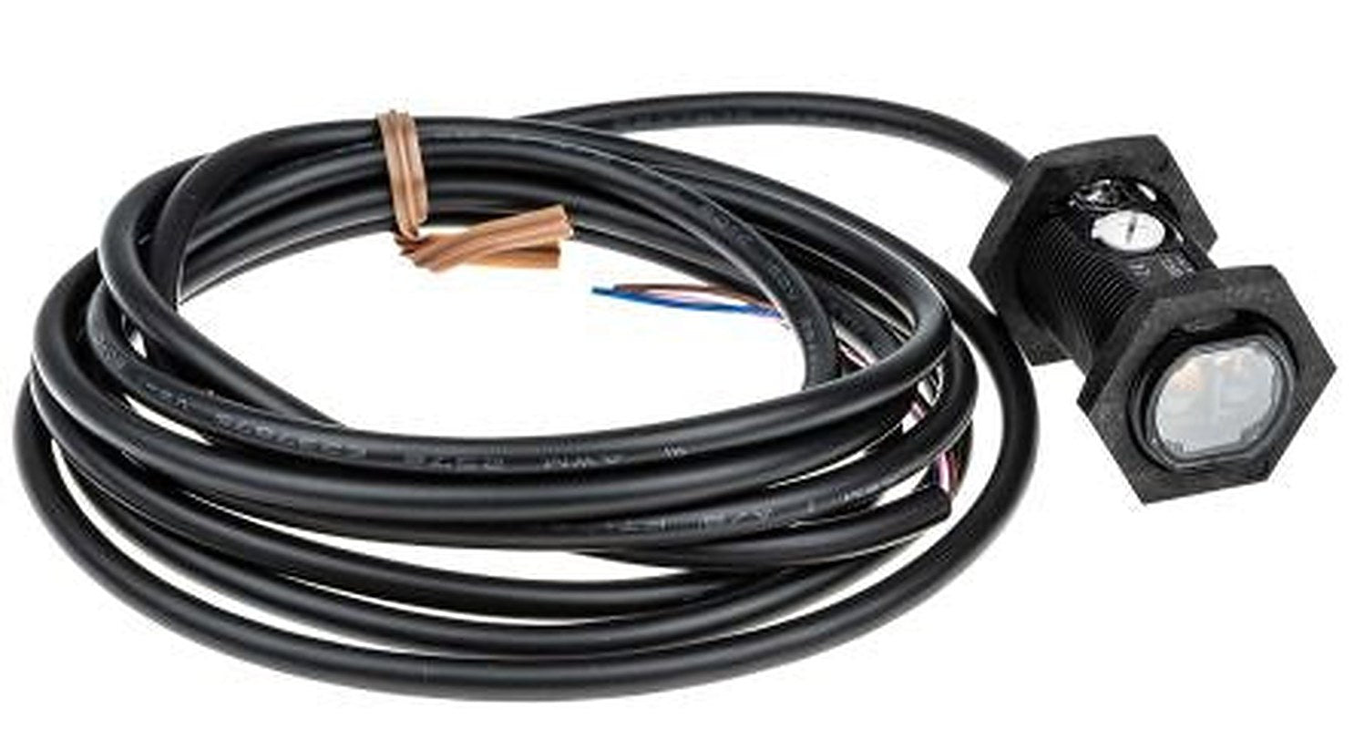 Omron Retroreflective Photoelectric Sensor, Cylindrical Sensor