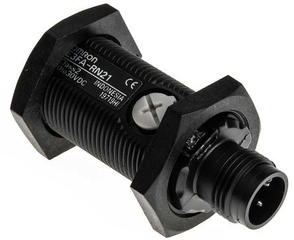 Omron Retroreflective Photoelectric Sensor, Cylindrical Sensor