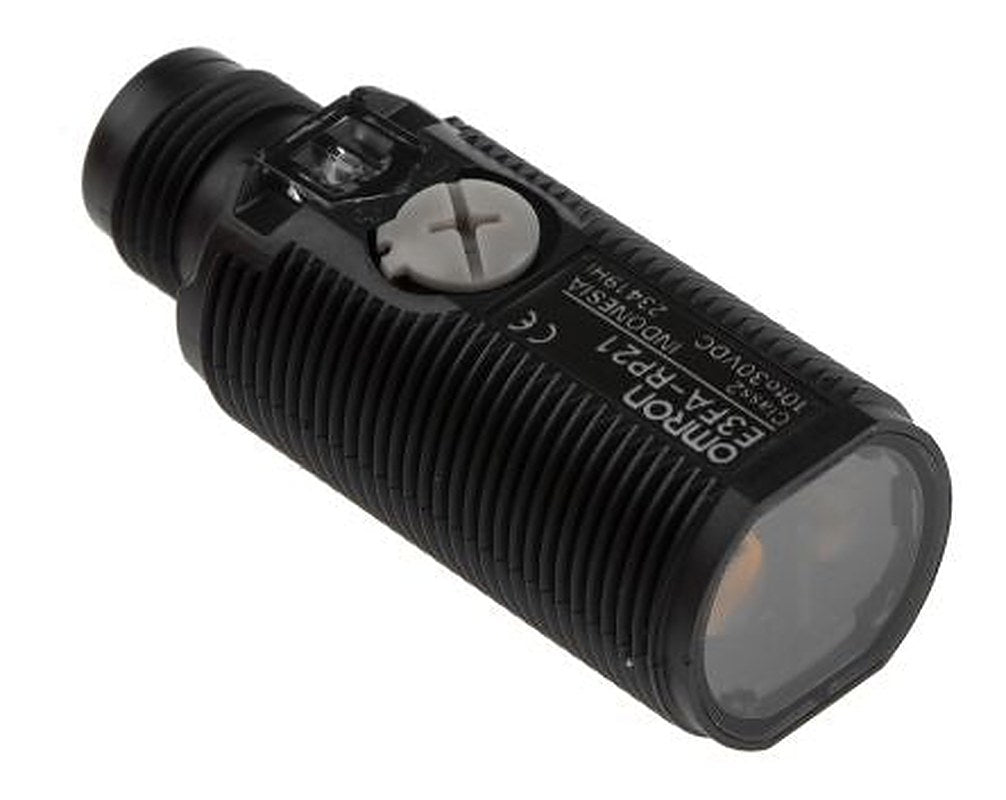 Omron Retroreflective Photoelectric Sensor, Cylindrical Sensor
