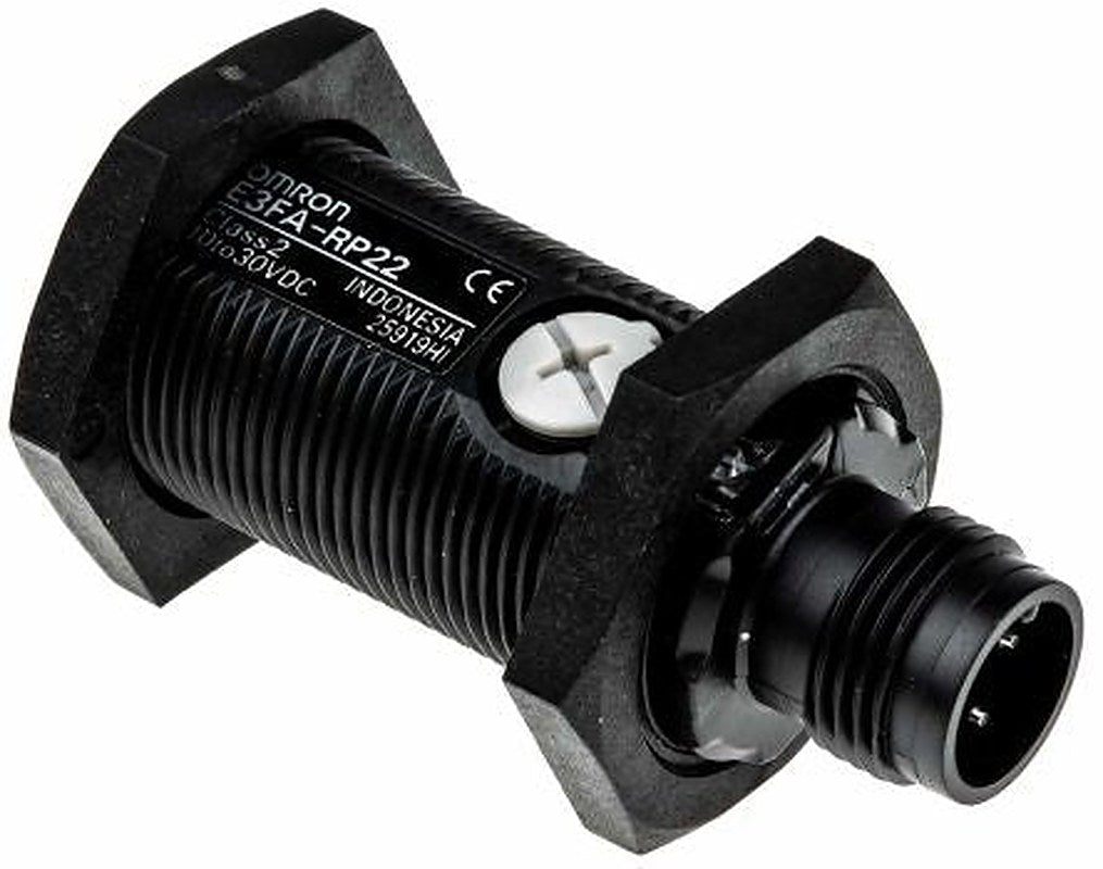 Omron Retroreflective Photoelectric Sensor, Cylindrical Sensor