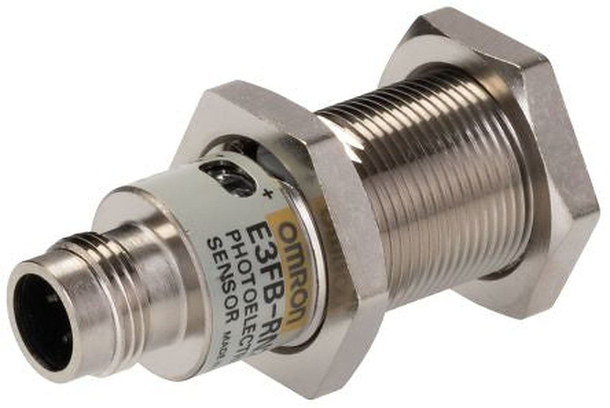 Omron Retroreflective Photoelectric Sensor, Cylindrical Sensor