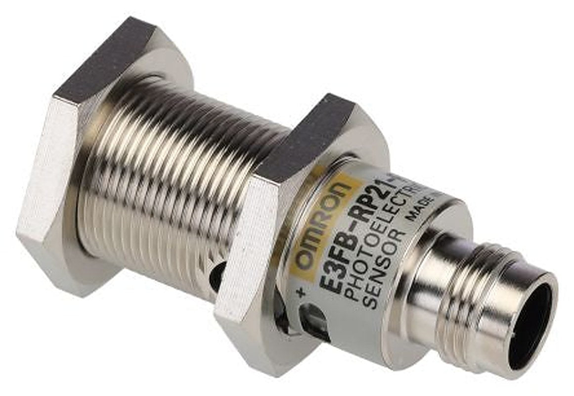 Omron Retroreflective Photoelectric Sensor, Barrel Sensor