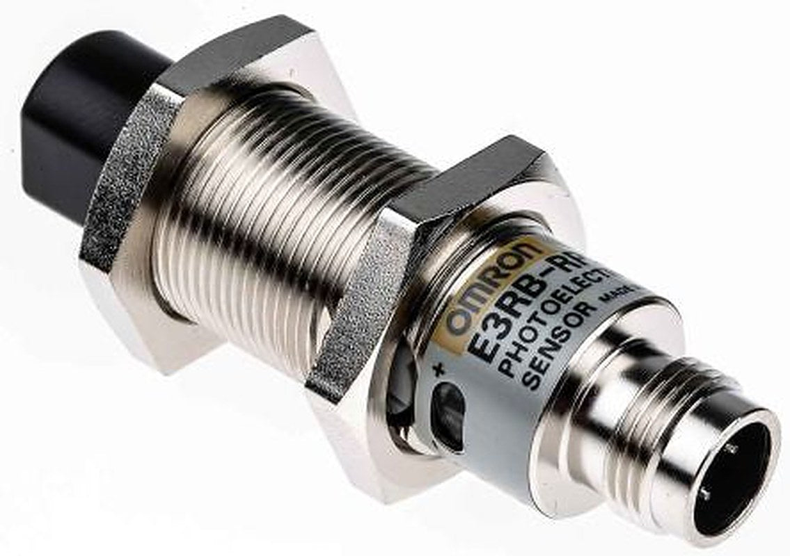 Omron Retroreflective Photoelectric Sensor, Cylindrical Sensor