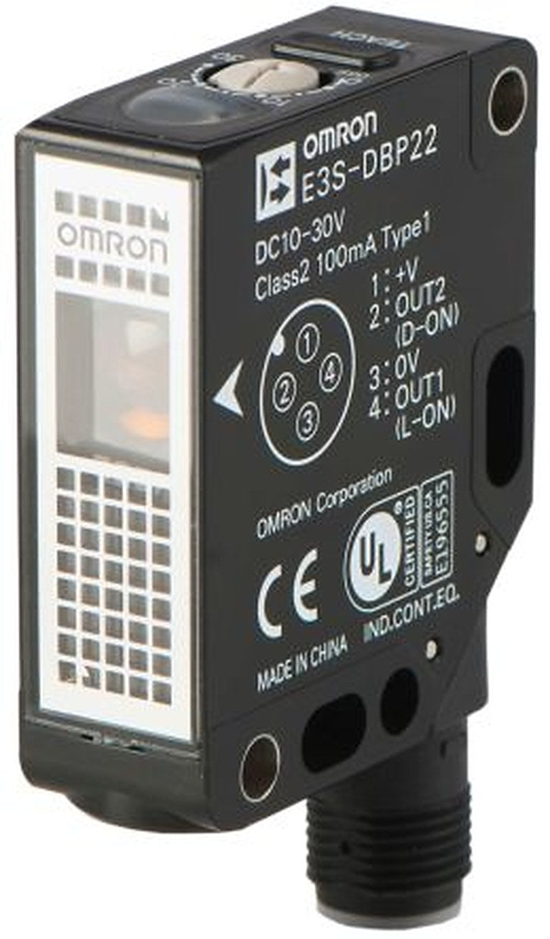 Omron Retroreflective Photoelectric Sensor, Rectangular Sensor