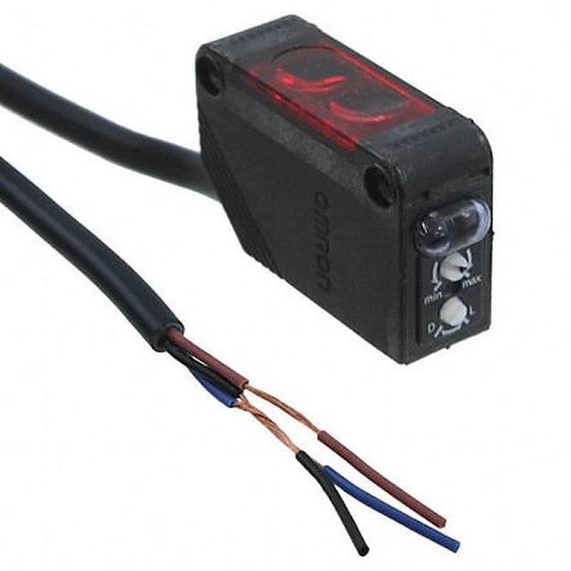 Omron Diffuse Reflective Photoelectric Sensor, Rectangular Sensor