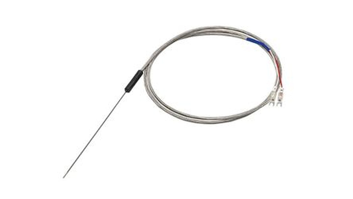 Omron E52 Type K Thermocouple 15 cm Length, 1 mm Diameter, 0 °C → 400 °C Max
