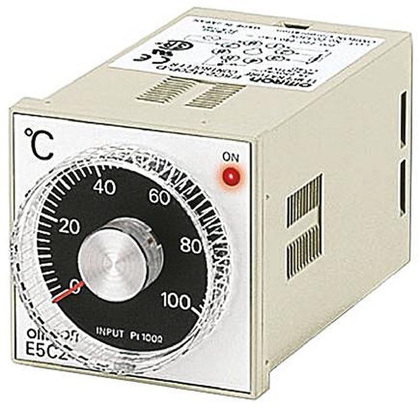 Omron E5C2 DIN Rail, Flush, Panel On-Off Temperature Controller 4 Input, 4 Output Relay 240V ac On-Off