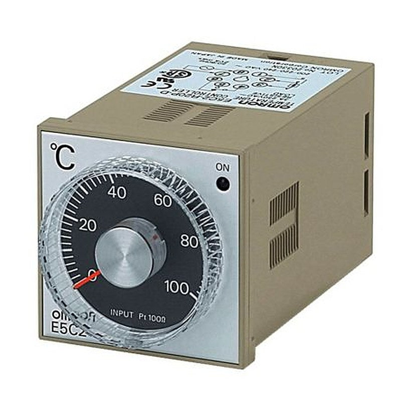 Omron E5C2 DIN Rail, Panel Controller 1 Input, 3 Output Relay 240V ac On-Off